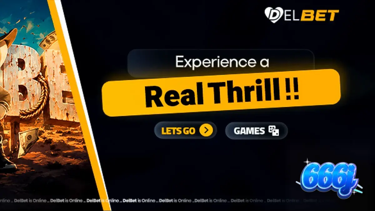 Antarmuka platform crypto gaming Delbet dengan elemen blockchain
